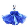 Set complet pentru botez, lumanare tip fusta, imprimata cu Mickey Mouse, costum albastru-electric, trusou imprimat cu Mickey Mouse si mesajul "Cu drag de la nasi" si pantofiori, 13 piese, REC896 - imagine 5