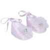 Set complet pentru botez, lumanare roz pudrat cu bebe printesa si perlute, rochie roz din tulle si satin, trusou imprimat cu ingers si o rugaciune si pantofiori, 12 piese, REC937 - imagine 2