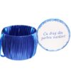 Cutie transport trusou alb-albastru electric, 30x25 cm,  REC1252 - imagine 2