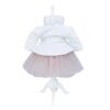 Rochita cu bolero si turban, dantela aplicata pe rochie