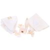 Trusou complet pentru botez, 10 piese, 100% bumbac, calitate premium