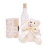 Trusou complet  pentru botez, alb-ivoire, calitate premium, 100% bumbac, Trusou complet pentru biserica