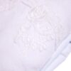 Trusou complet pentru botez, alb, 10 piese, calitate premium, 100% bumbac, trusou complet pentru biserica