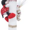 Lumanare traditionala cu spice de grau si jucarie de plus Minnie Mouse pentru botez, 40x7 cm, REC1478