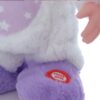 Bebelus interactiv cu suzeta si costum iepuras, plange, merge si canta, dimensiune 32 cm, REC2991 - imagine 3
