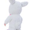 Bebelus interactiv cu suzeta si costum iepuras, plange, merge si canta, dimensiune 32 cm, REC2991 - imagine 4
