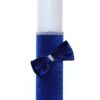 Lumanare botez accesorizata cu catifea albastru electric, 28 cm, Recostore®, REC2155 - imagine 4
