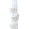 Lumanare botez accesorizata cu dantela alba, 35 cm, Recostore®, REC2184 - imagine 4