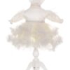 Rochie alba pentru botez, 2 piese, rochie, bentita pentru fetite, Recostore, REC1850 - imagine 7