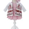 Rochita botez cu palton si turban, Recostore®, REC3049 - imagine 2