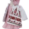 Rochita botez cu palton si turban, Recostore®, REC3049 - imagine 3