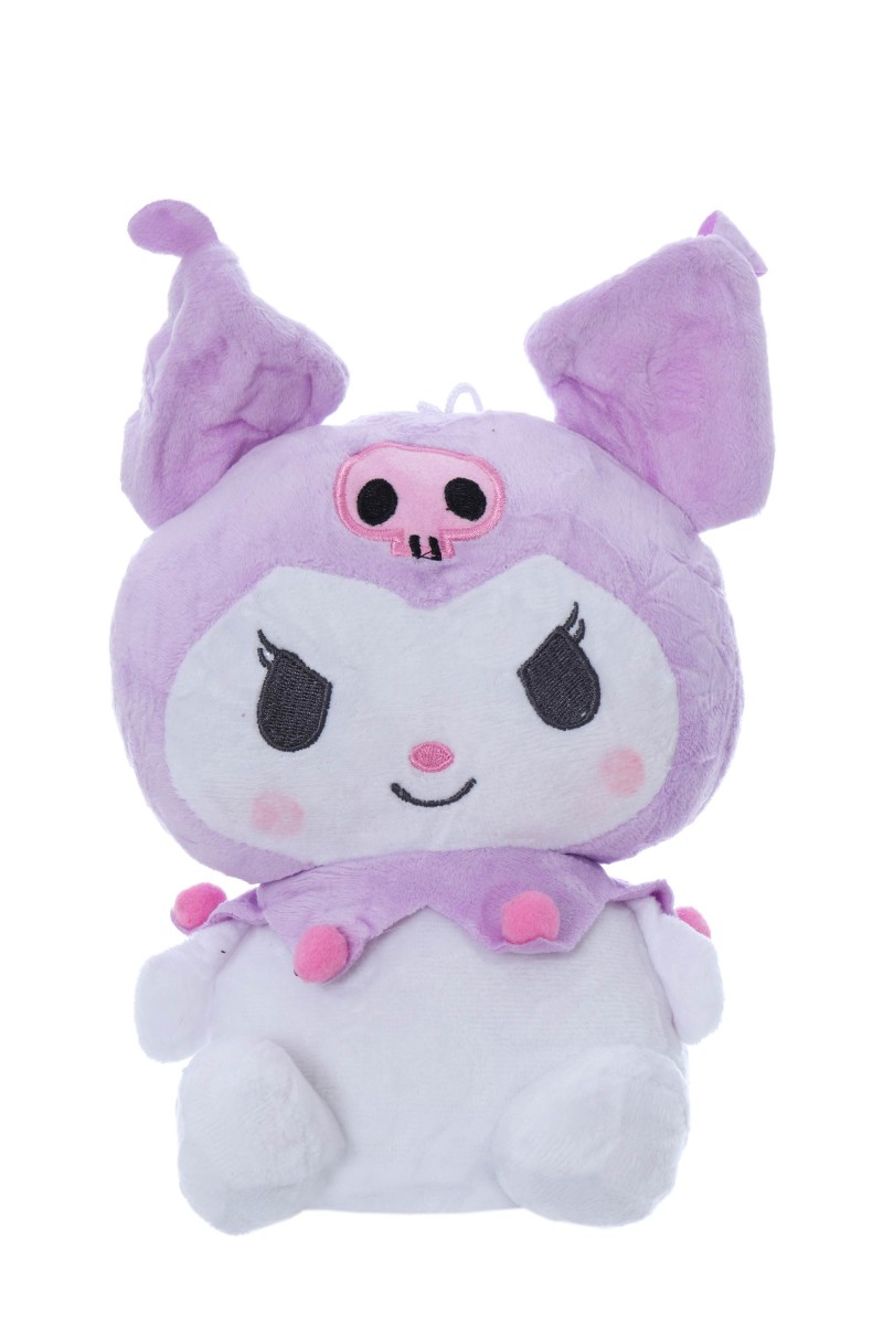 Set 3 jucarii de plus pisica Kuromi, dimensiune 25 cm, REC2999 - imagine 3