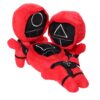 Set 3 jucarii de plus, Squid Game, 23x13 cm, Recostore, REC1907 - imagine 6