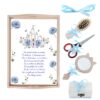 Set tava pentru taiere mot la baieti, model cu Castel, bleu, 6 piese, 35x20 cm, Recostore®, REC1967/182 - imagine 4