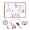Set tava pentru taiere mot/turta, model cu Iepuras, roz, 6 piese, 35x20 cm, Recostore®, REC1967/120 - imagine 4