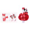 Set trusou si lumanare botez, Minnie Mouse, alb-rosu, 8 piese, Recostore, REC1886 - imagine 8