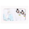 Trusou botez brodat cu Mickey Mouse, alb-bleu, 7 piese, Recostore, REC1765 - imagine 4