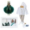Trusou complet pentru botez de baieti, trusou brodat safari, lumanare cu Safari, costum si pantofiori, verde-crem, 14 piese, Recostore®, REC2657 - imagine 13