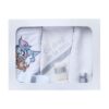 Trusou imprimat cu Tom & Jerry pentru botez, 6 piese, gri, Recostore®, REC2222 - imagine 5