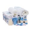 Trusou pentru botez, 8 piese, Model cu Ursuletul cu baloane, bleu, Recostore®, REC3077 - imagine 4