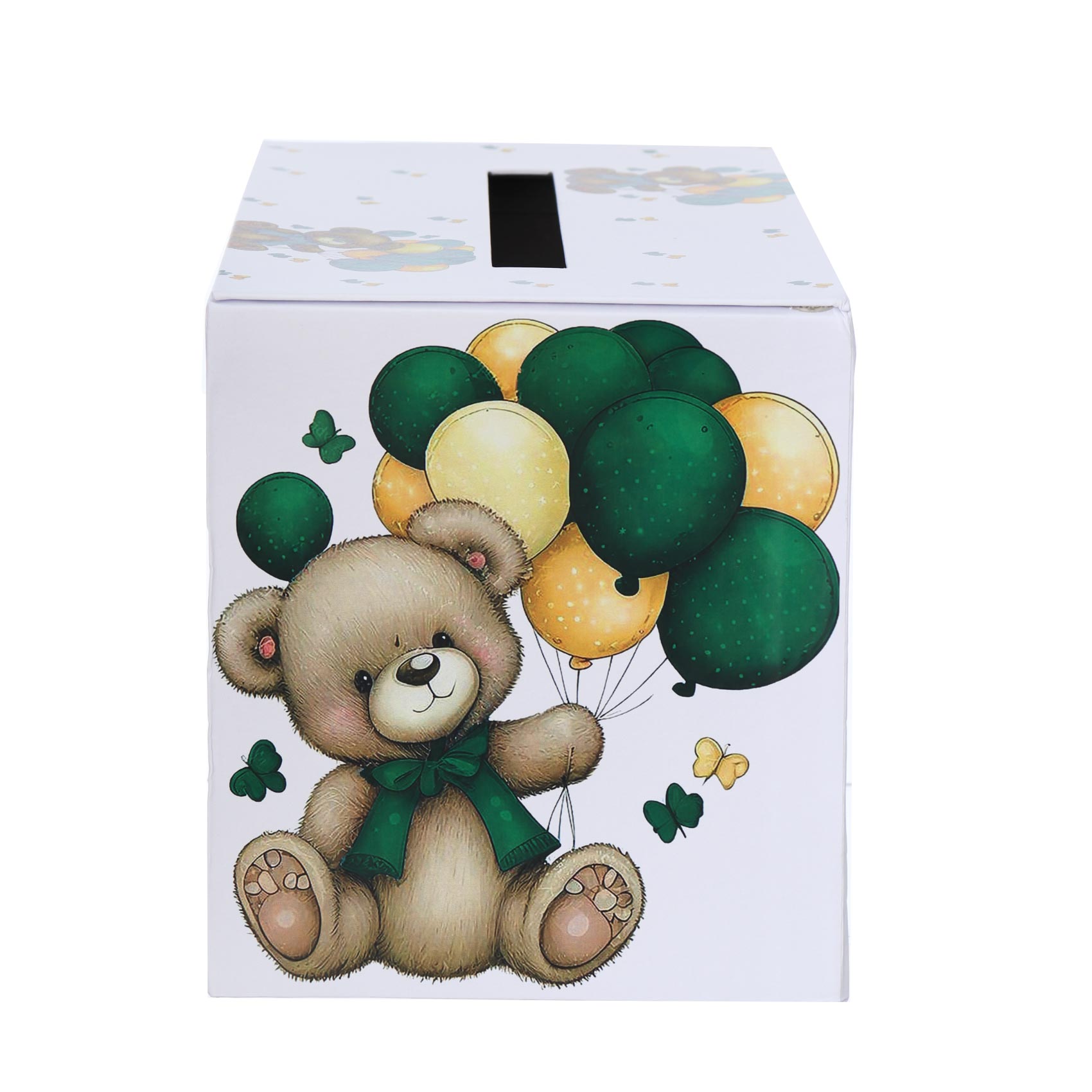 Cutie pentru strans darul la evenimente, model tip Ursulet, 28x20x23 cm, Recostore®, REC3067 - imagine 4