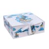 Trusou pentru botez, 8 piese, Model cu Ursuletul cu baloane, bleu, Recostore®, REC3077 - imagine 2