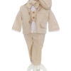 Set complet pentru botez baieti, culoare Crem, model Simba, Stefan, Recostore®, REC3120 - imagine 2