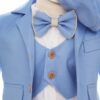Trusou botez baieti, complet, Mathias, Bleu, 15 piese, REC3118 - imagine 7