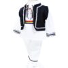 Trusou botez baieti, model traditional, culoare alb-negru, Trusou, Costum popular Ardelenesc si Lumanare, REC3255 - imagine 4