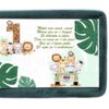 Tava mot baieti, aniversare 1 an, Jungla, Safari, catifea verde inchis 7 piese, 34x25 cm, REC5011/25 - imagine 2