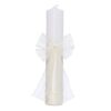 Lumanare ivoire pentru botez, 30x5.5 cm, REC5004/23
