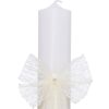 Lumanare ivoire pentru botez, 30x5.5 cm, REC5004/23 - imagine 3