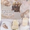 Trusou cu ursulet pentru botez, 8 piese, ivoire, REC3275 - imagine 3