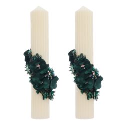 Set lumanari elegante pentru nunta/cununie, 2 bucati, REC5001/37