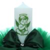 Set trusou botez cu ingeras, lumanare si trusou, verde, 8 piese, REC5013/5 - imagine 3
