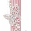 Lumanari cu fluturi pentru nunta/cununie, set 2 lumanari, Recostore®, REC5001/60 - imagine 3