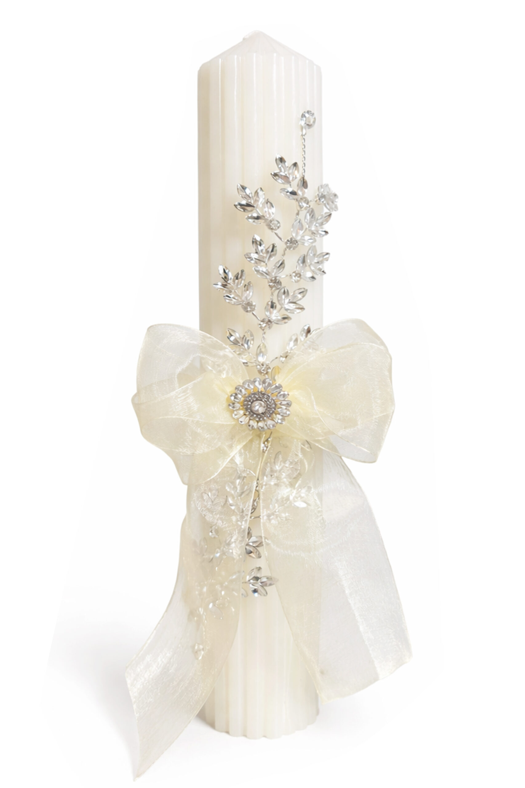 Lumanare botez cu accesoriu deosebit, 35x6 cm, Recostore®, REC5001/52