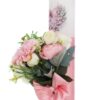 Set trusou botez cu inimioara roz, lumanare si trusou, 8 piese, REC5013/19 - imagine 6