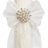 Lumanare botez cu fundita eleganta, 35x6 cm, Recostore®, REC5001/55 - imagine 2