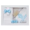 Set trusou botez cu ingeras bleu, 14 piese, REC3389 - imagine 11