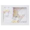 Trusou botez elegant cu ingeras ivoire, 11 piese, Recostore®, REC3395 - imagine 9