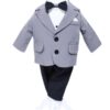 Set trusou botez cu ingeras bleu, 14 piese, REC3389 - imagine 2