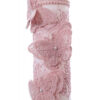 Set trusou botez cu fluturi roz pudrat, lumanare si trusou, 8 piese, REC5013/20 - imagine 6