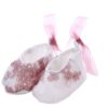 Trusou elegant pentru botez fete, roz pudrat, 13 piese, REC3399 - imagine 4