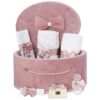 Trusou botez cu ingeras roz pudrat, 9 piese, REC3423