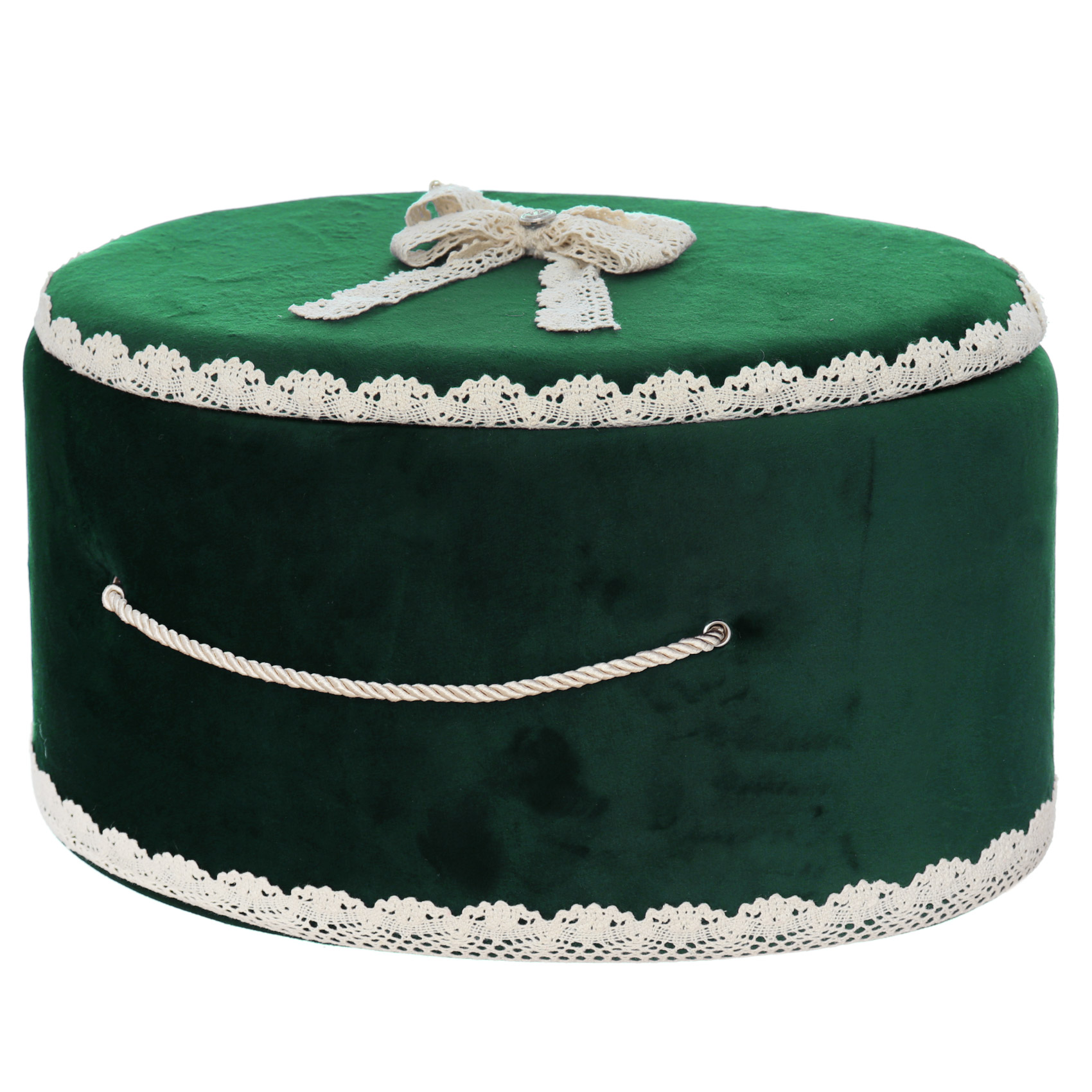 Cutie transport trusou din catifea buretata, verde, Recostore®, REC3422 - imagine 4