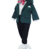 Costum verde pentru botez, 5 piese,  REC3453 - imagine 3