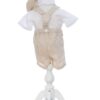 Costum crem de vara pentru botez, 4 piese, REC3470 - imagine 4