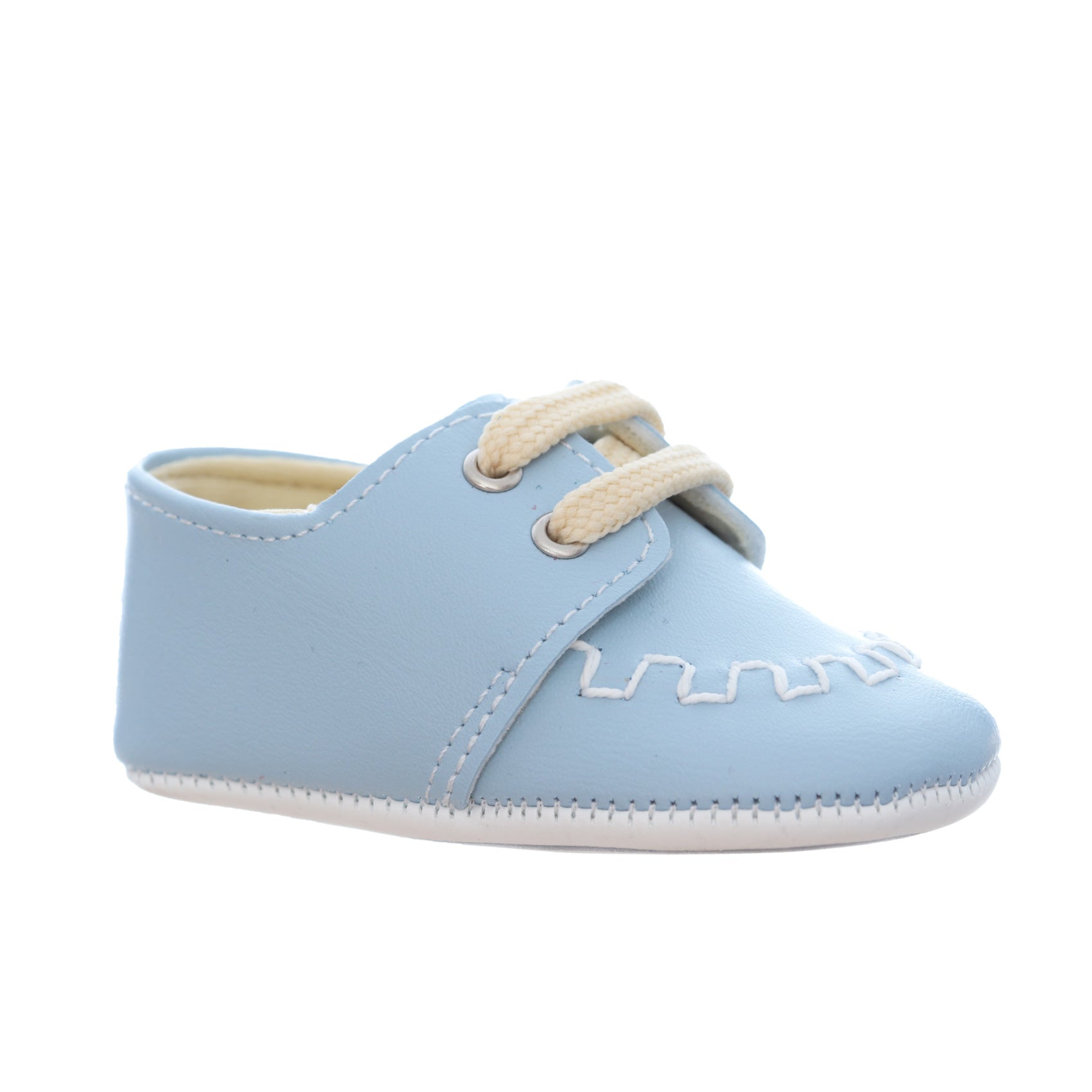 Pantofiori bleu pentru botez, REC3481 - imagine 3