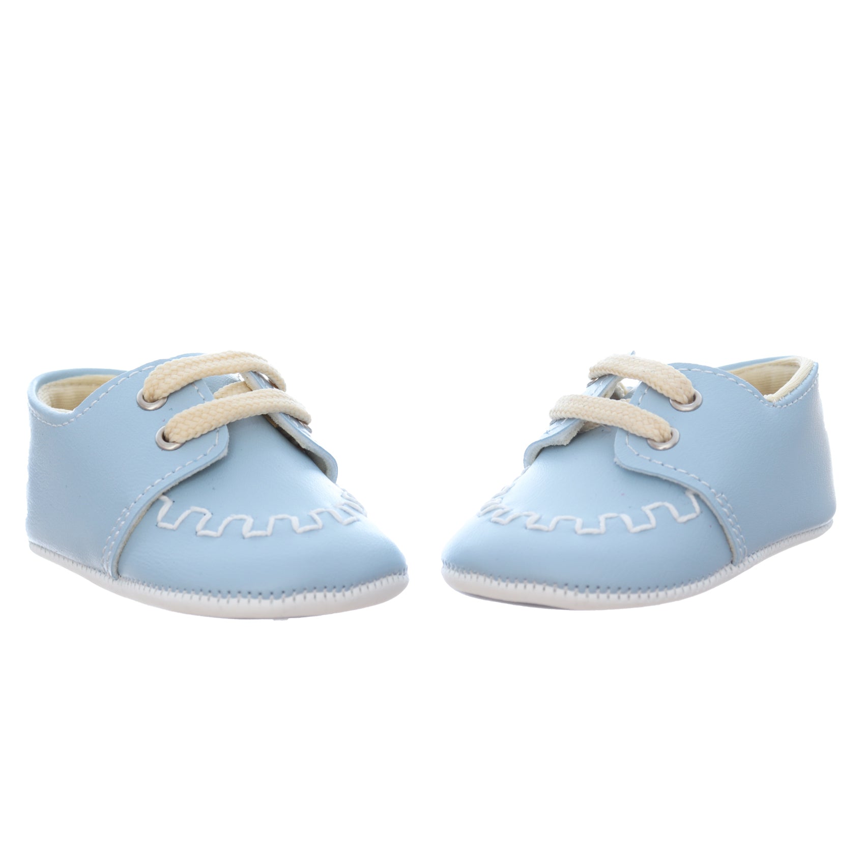 Pantofiori bleu pentru botez, REC3481 - imagine 4